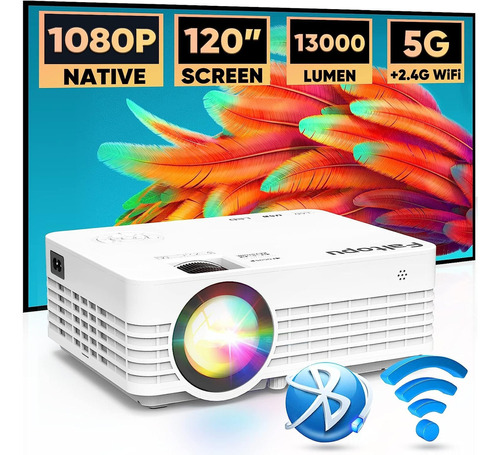 Proyector Nativo 1080p 5g Wifi Bluetooth, Faltopu 9800lum