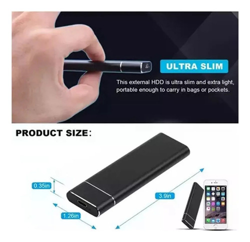Yan 4tb Mini Disco Duro Externo De Estado Sólido Portátil Ss