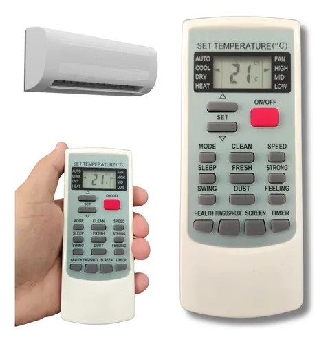 comprar Controle Ar Condicionado Compatível Elgin Ecoplus Ykr-hu002F002e