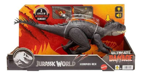 Jurassic World Rebirth Scorpios Rex Ultimate Damage Mattel