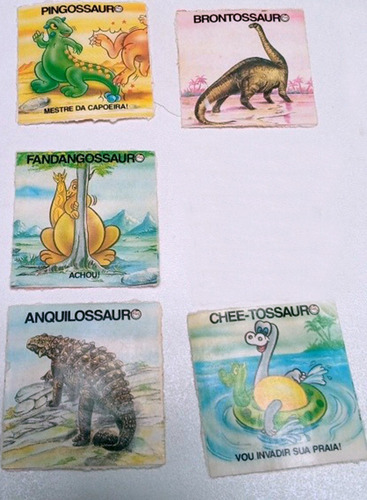 11 X Figurinhas Elma Chips Chipssauros Chip Sauro 1991 (Usado)