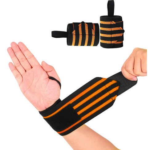 Par Muñequera Fitness Con Levantamiento De Elasticada