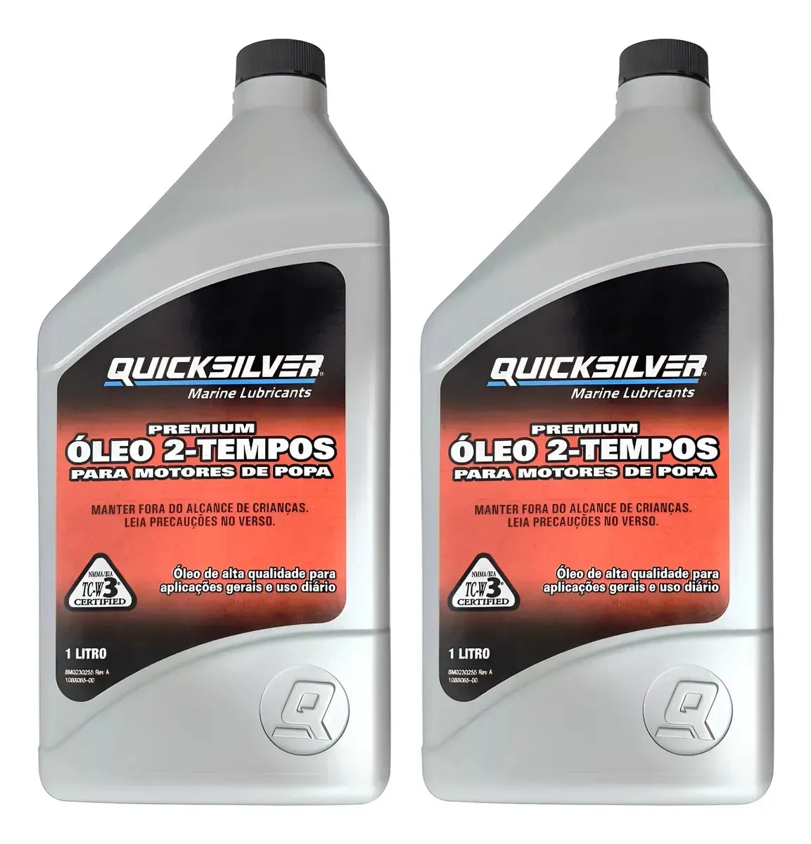 Óleo Náutico Mercury Quicksilver Tcw3 2t Kit 2 Lts
