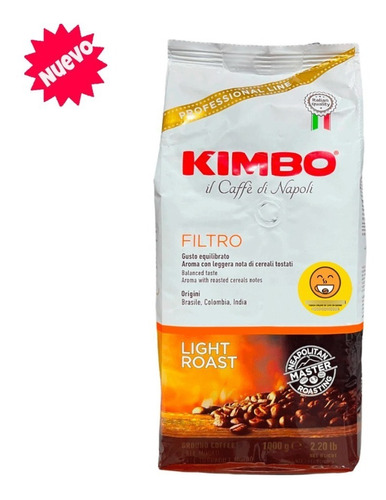 Café Kimbo Espresso Italiano Filtro 1 Kg Molido 