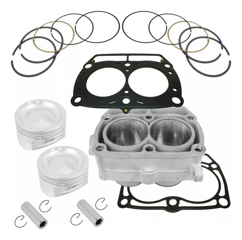 Kit Juntas Cilindro Anillo Pistón Polaris Rzr S 800 2011-14