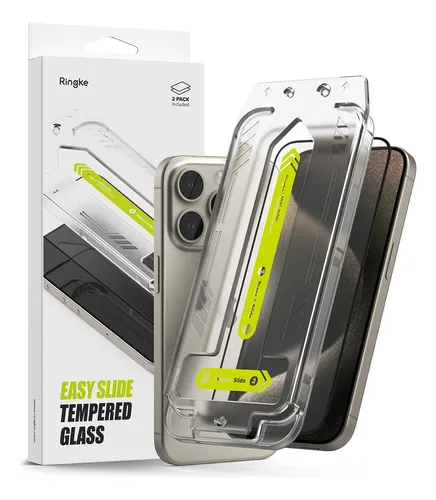 Vidrio Templado Ringke Easy Slide Apple iPhone 15 Pro Max 2p