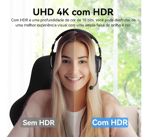 Webcam Emeet Smartcam S800-4k Para Streaming, Sony 1/2 Não Se Aplica