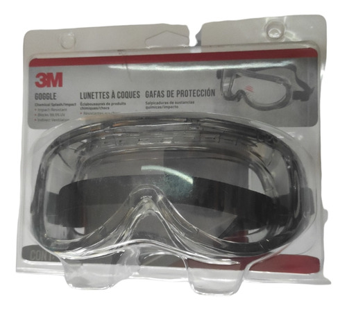 Gogles 3m 91264 P/salpicadura Y Protección Químico Con Envio