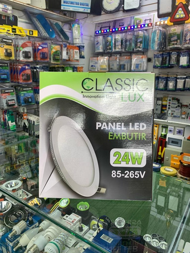 Panel Led Marca Classic Lux Empotrar Redondo 24w 6500k