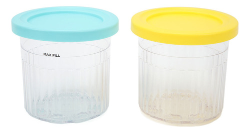 Contenedores Para Tazas De Helado, 4 Unidades, 600 Ml, Reuti