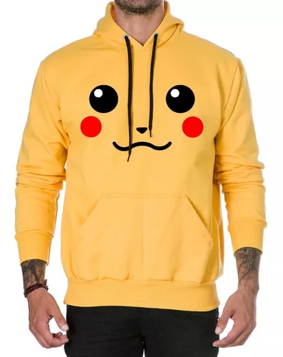 blusa de frio do pikachu feminina