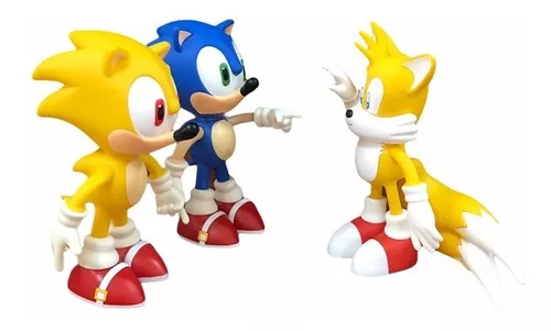 Boneco Sonic Articulado Grande Brinquedo Caixa Collection Lançamento Action  Figure 16cm | Brinquedo Importado Nunca Usado 78535314 | enjoei