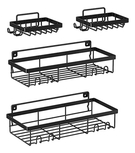 Organizador De Estantes Shower Caddy (paquete De 2) Con 2 Ja