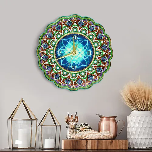 Reloj de pared mandala sale