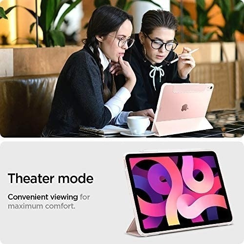 Imagen 4 de 6 de Funda Spigen Ultra Hybrid Pro iPad Air 4th Gen 10.9 Rosa