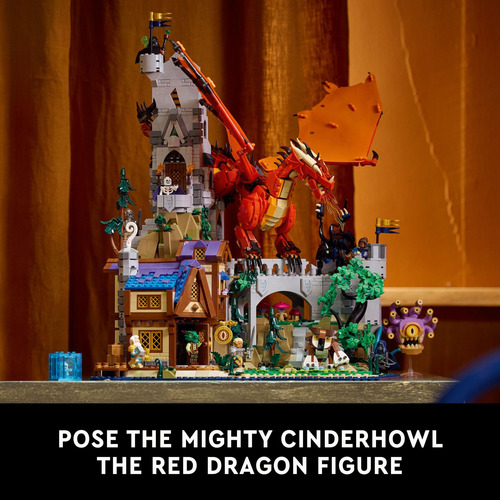 Lego 21348 Set Adultos Dungeons & Dragons Eldragon Rojo