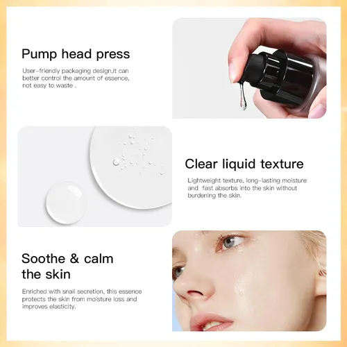 Sérum Sokgo Snail Mucin Para Hidratar Y Reparar La Piel De F