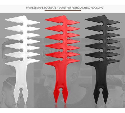 3 Peines Profesionales Para Peinar Pompadour Para Hombres,