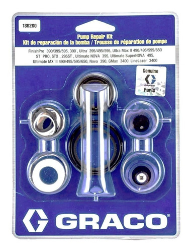 Kit De Reparacion Graco Original Para Piston Airless #244194