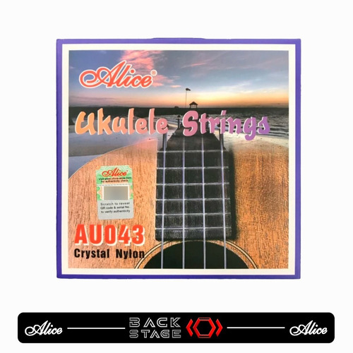 Alice Juego De Cuerdas Para Ukulele Soprano Nylon Au043