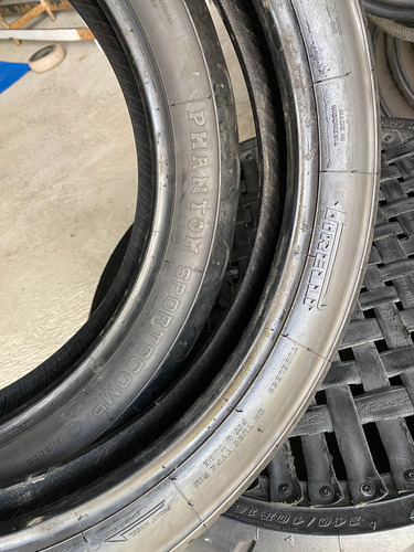 Par 100/90/18 E 130/70/18 Pirelli Phantom Usado Nx750 7galo (Usado)