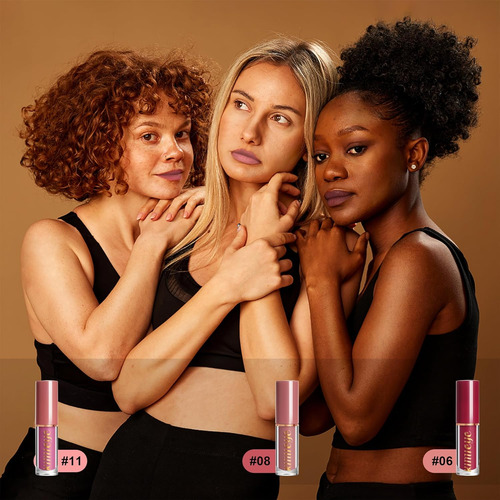 Kit De Lápiz Labial Líquido Mate De 12 Colores, Tinte De Lab
