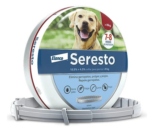 Seresto Perro Grande 8 A 40 Kg Plateado