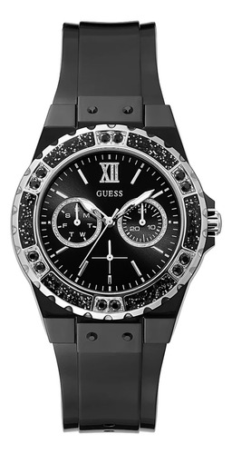 Reloj Guess Gw0041l5 Hombre  Multifunción Negro