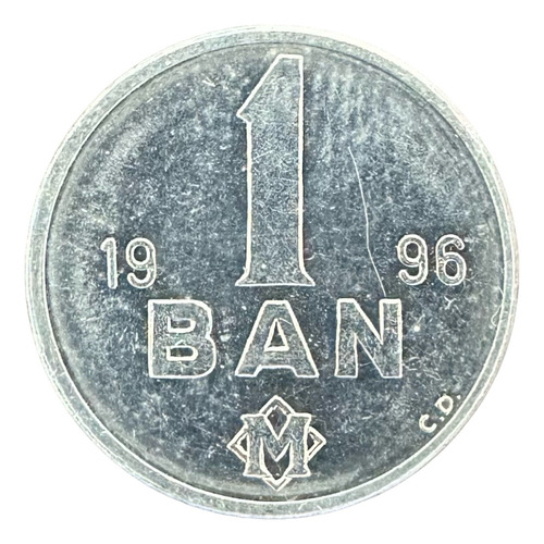 Moldavia - 1 Ban - Año 1996 - Km #1 - Escudo :