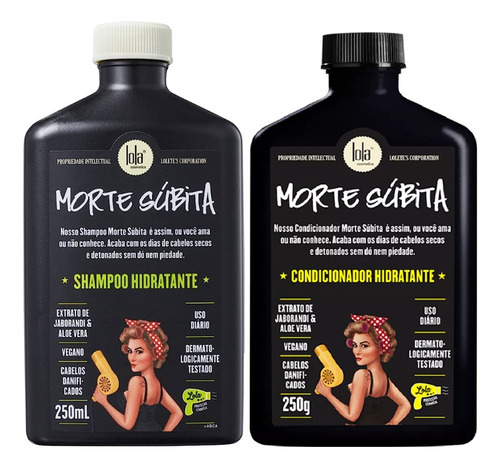 Shampoo  + Acondicionador Hidratante 250ml Morte Súbita Lola
