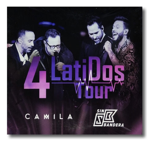Camila / Sin Bandera - 4 Latidos Tour - 2 Cd + Dvd