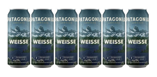Cerveza Patagonia Weisse Lata 410 Ml Pack X 6 Unidades