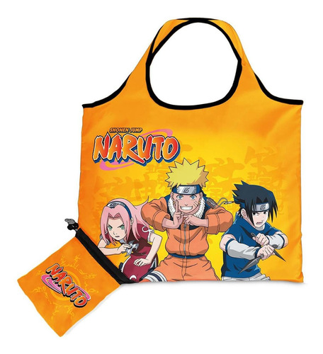 Bolsa Plegable De Tela Naruto Shippuden