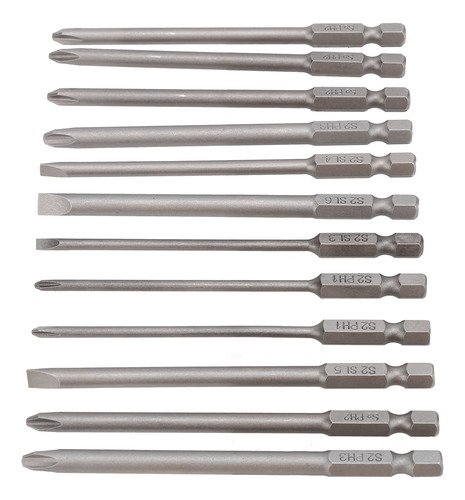 Brocas De Chave De Fenda, 12 Peças, Conjunto De Brocas, Liga