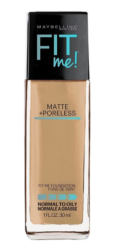 Base Líquida Maybelline Fit Me Matte Poreless Natural Beige 