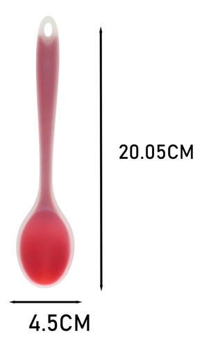 De Sopa De Silicona Translúcida De 8 Pulgadas Cucharadas De