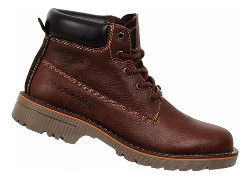 Botas Discovery Senderismo Kenai Piel Para Hombre Café