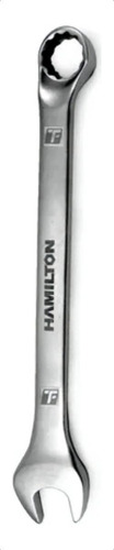 Llave Combinada Acodada Pulgada 7/8 Hamilton Cromo Vanadio Color Gris
