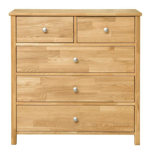 Cómoda En Madera Natural 100% Maciza Roble Ref: Maciza58