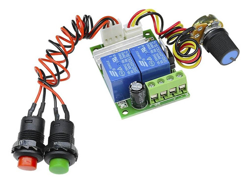 Control Pwm Motor Dc Con Inversor Giro Pulsador 12v 24v 3a