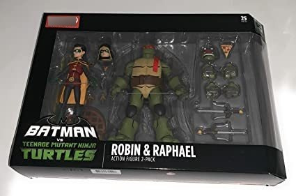 Dc Coleccionables Batman Vs Tmnt - Robin & Raphael