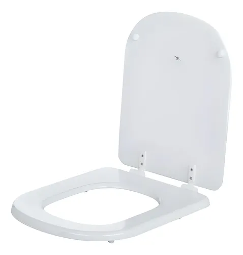 Asiento Inodoro Jade Herraje Nylon Madera Blanco Derpla