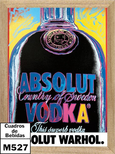 Absolut Warhol, Cuadro, Poster, Bebidas, Publicidad     M527