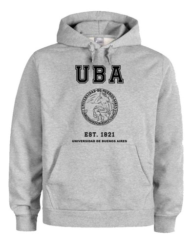 Buzo Canguro Universidad Nacional Buenos Aires Uba Unisex C