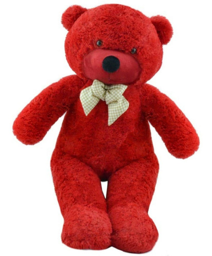 Urso Teddy Vermelho Presente Antialergico