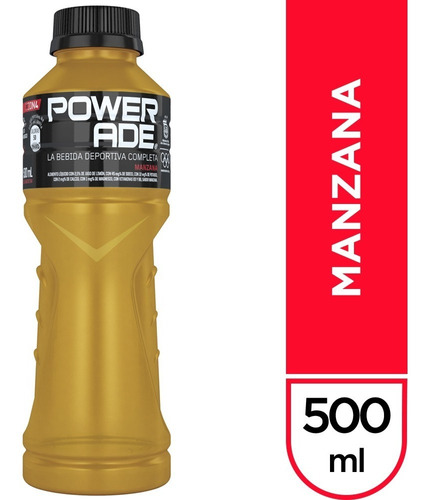 Powerade Manzana Bebida Isotónica  500cc Pack X 6 U Srj
