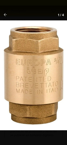 Valvula Check 3/4 Marca Europa Hecha En Italia. Nueva - New