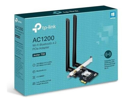 Adaptador Tp-link Archer T5e Ac1200 Wi-fi Bluetooth 4.2 Pcie