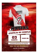 Comprar Tarjeta De Cumple River Personalizada Imprimibles