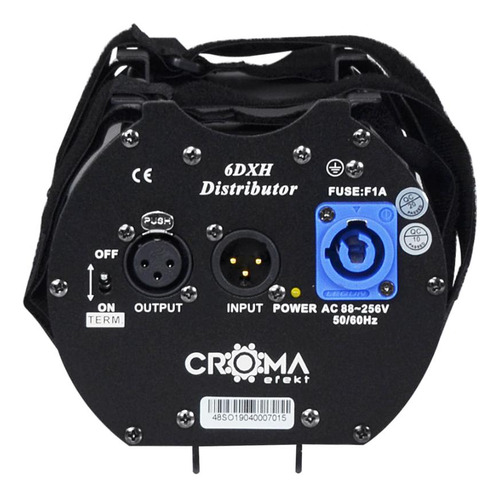 Splitter Dmx 1 Entrada X 6 Saídas Croma Cromaset1x6